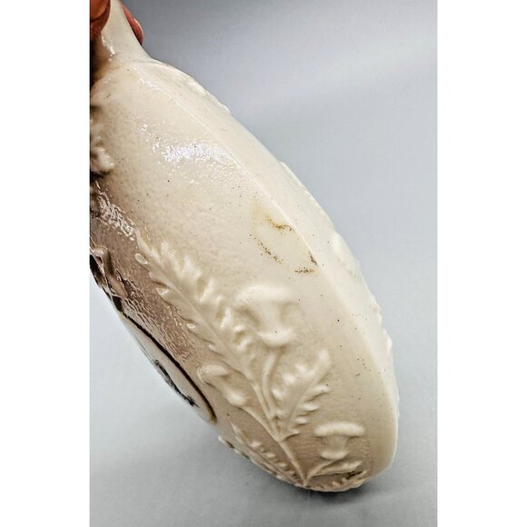 Belleek 19th c. Porcelain Judaica Jewish Irish Circumcision Flask 1st Gen Mark - Picture 9 of 10